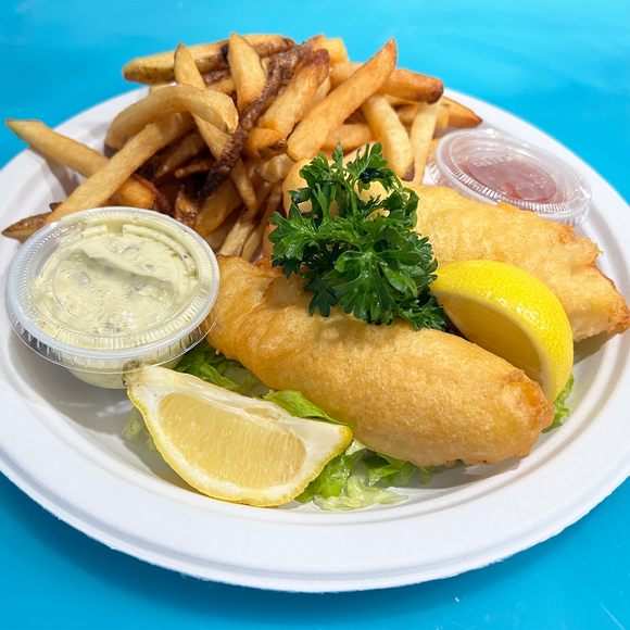 Flounder Fish and Chips