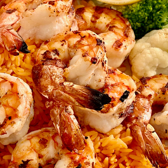 Grilled Shrimp with Veggies